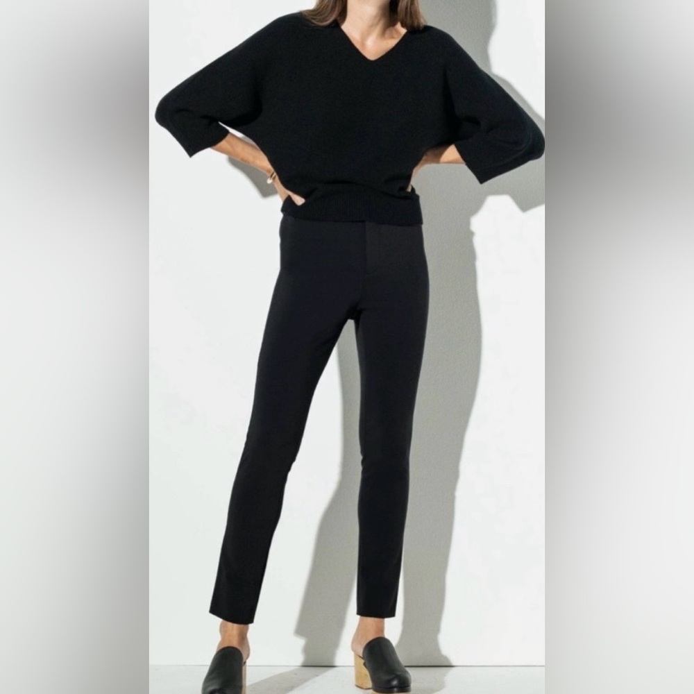 THE RESET R Label Skinny/Stretch Ankle Pant Black Size Small